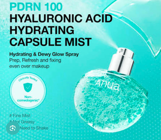 PDRN 100 Hyaluronic Acid Hydrating Capsule Mist