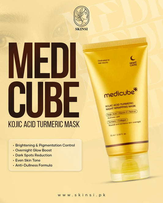 Medi Cub Kojic Turmeric Collagen Night Wrapping Mask